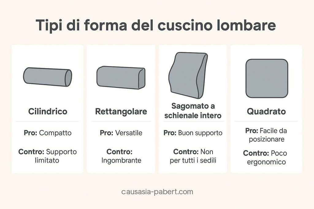 forma cuscino lombare - AutomobileTOP forma cuscino lombare