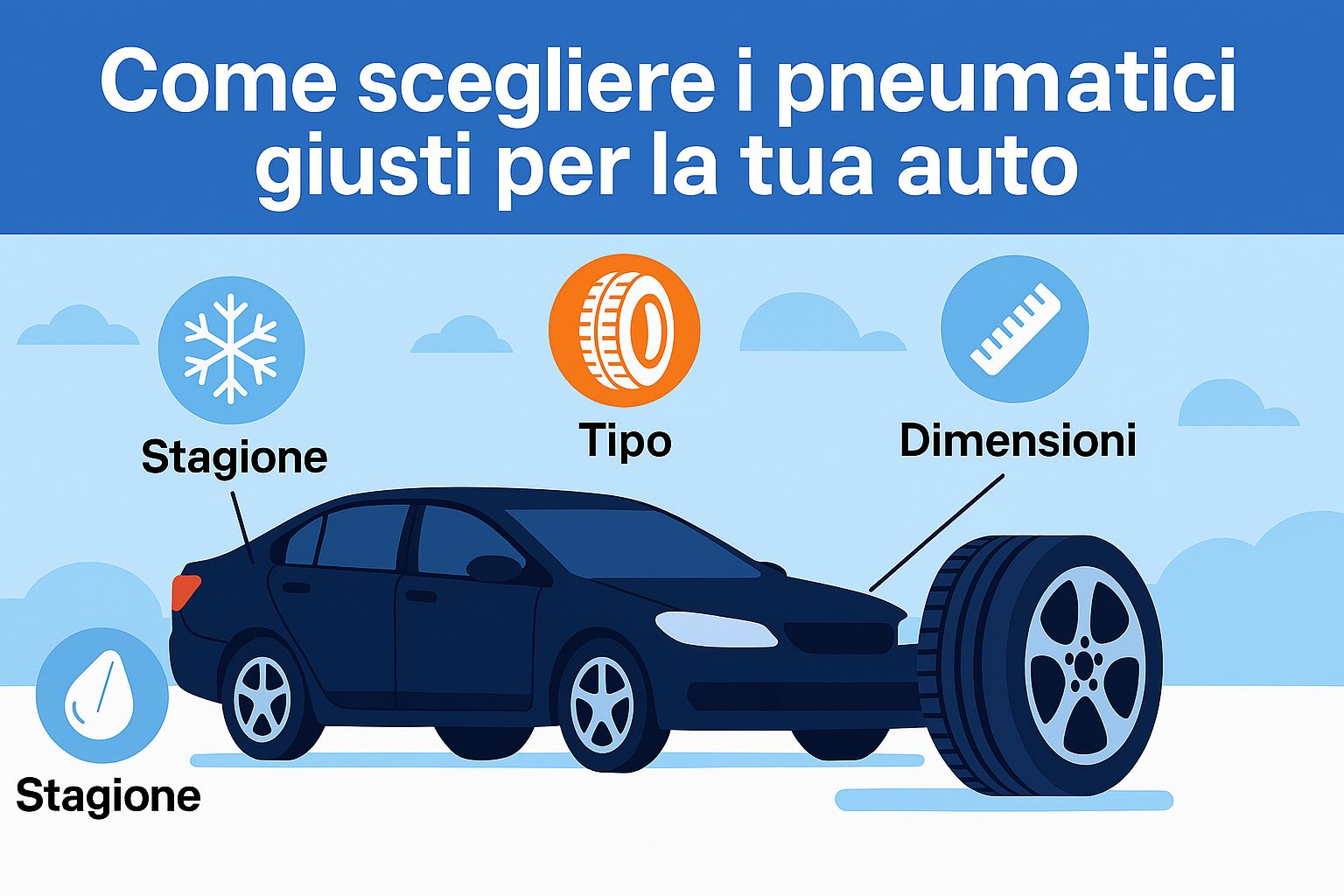 come scegliere i pneumatici auto